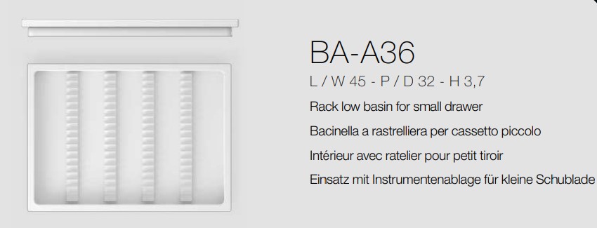 BACINELLA  RASTREL. CASSETTO PIC
