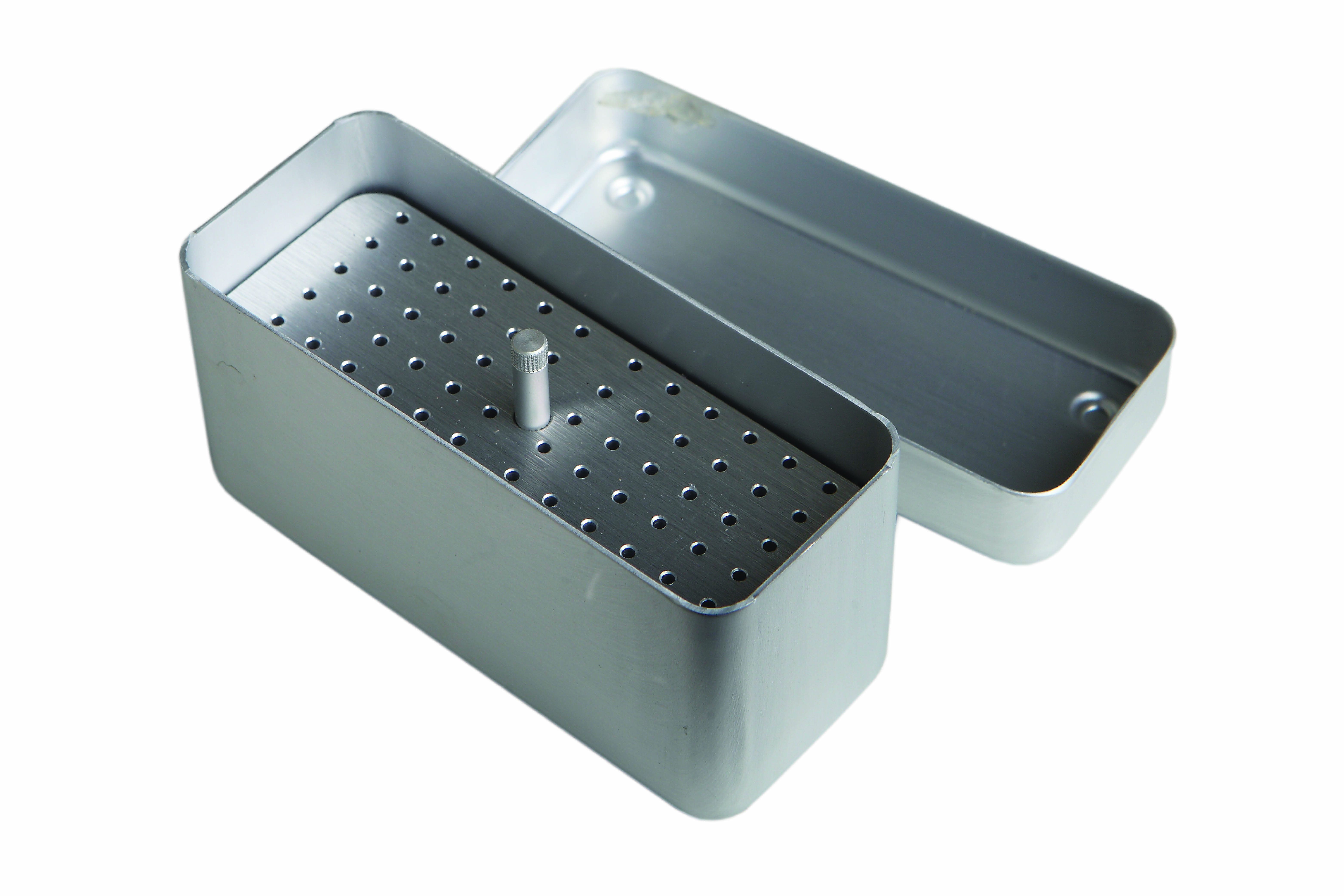 MINI BOX RETTANGOLARE Modello per 72 strumenti meccanici - colore argento