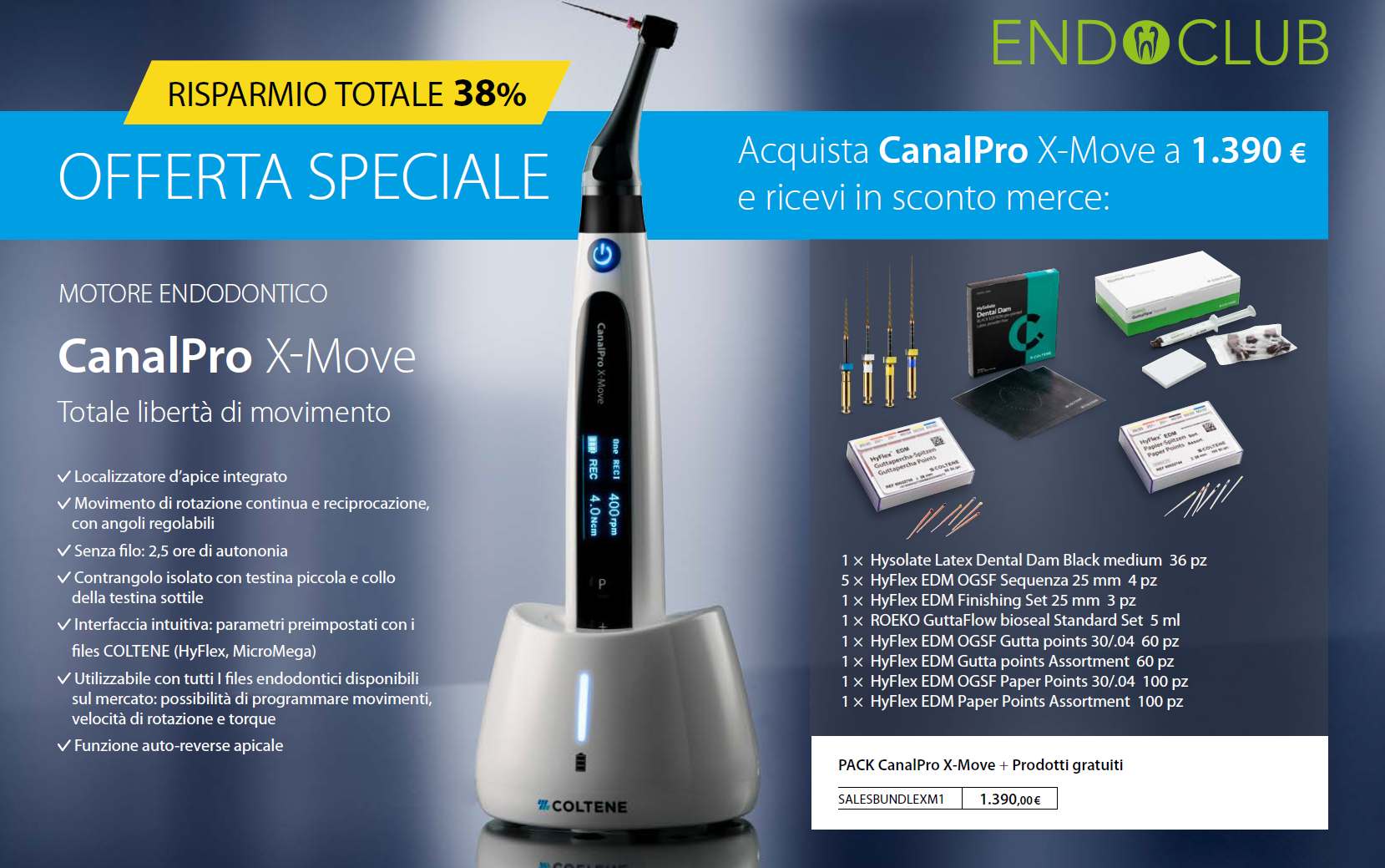 CANALPRO X MOVE+ OMAGGI