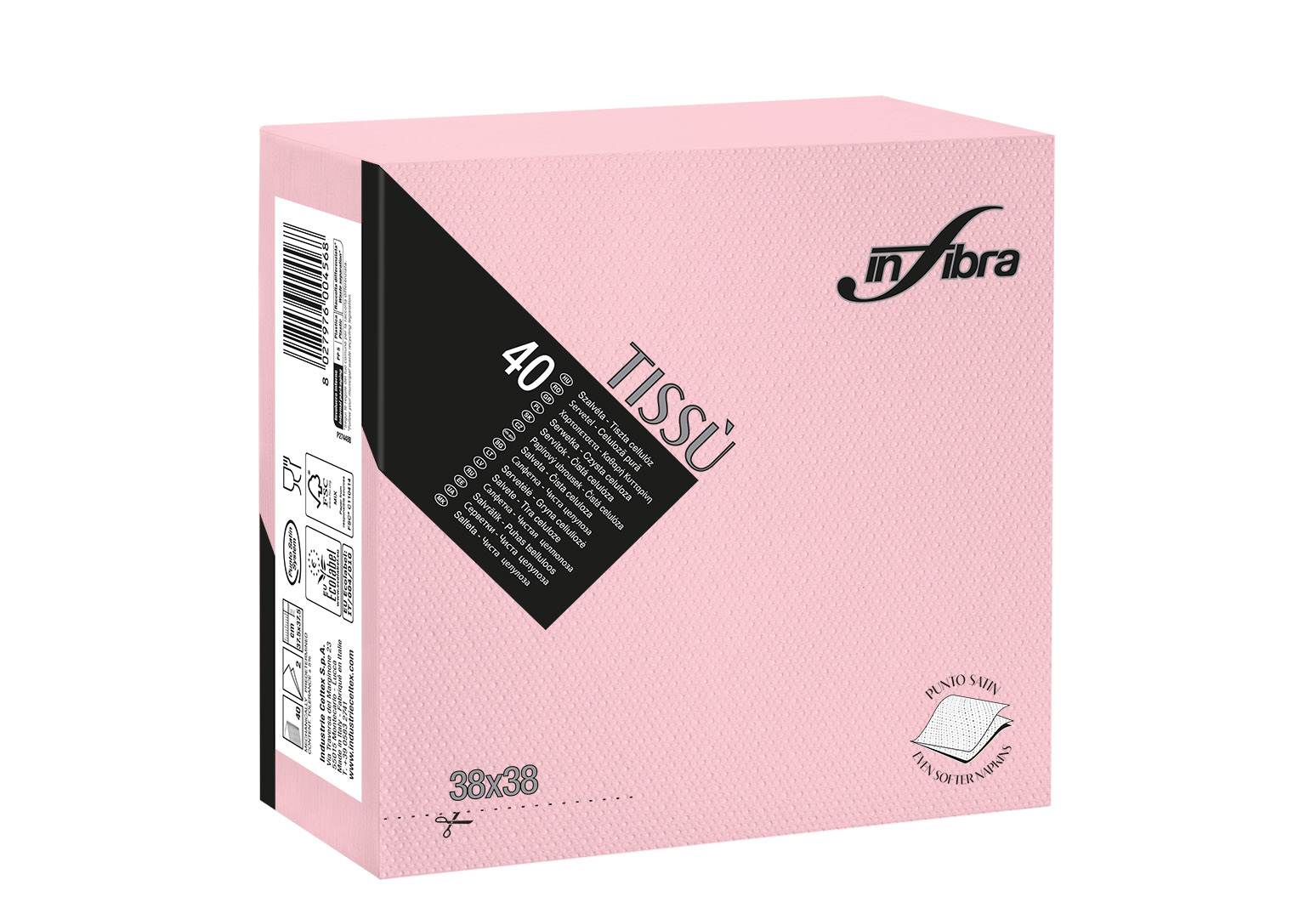 Tovaglioli - TOVAGLIOLI 38X38 2VELI X 1440PZ  RO