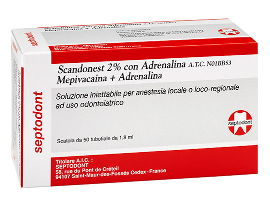 SCANDONEST SEPT.2% CON ADREN.X50 TB