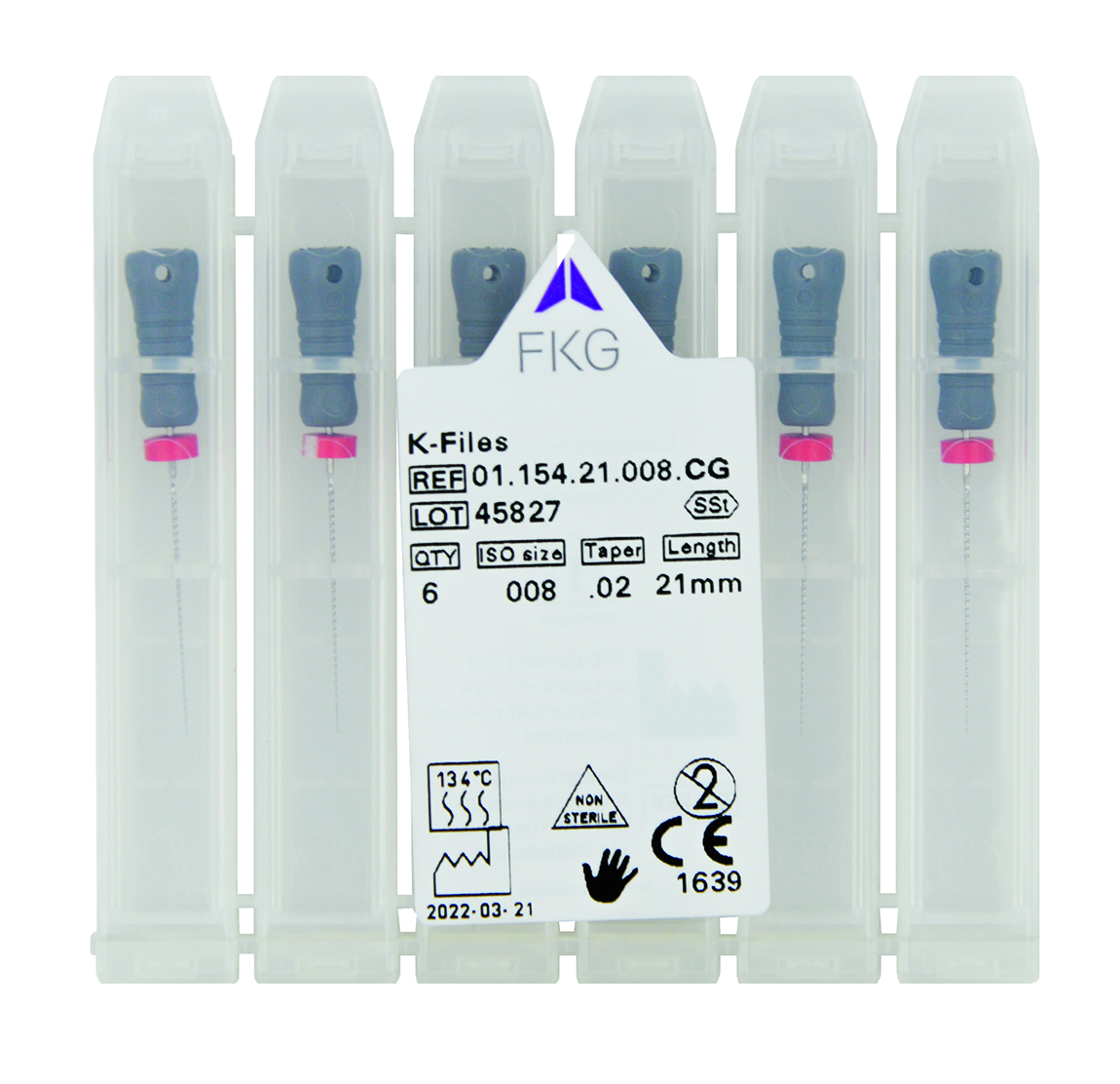 K-FILES FKG NR.08/21MM x 6 PZ