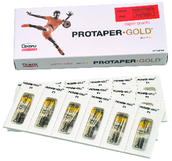 PUNTE CARTA x PROTAPER GOLD F1 180