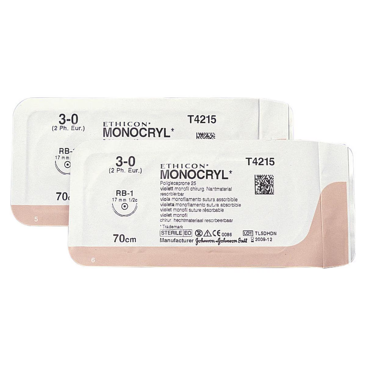 SUTURA J&J MONOCRYL  Y304H x 36 PZ