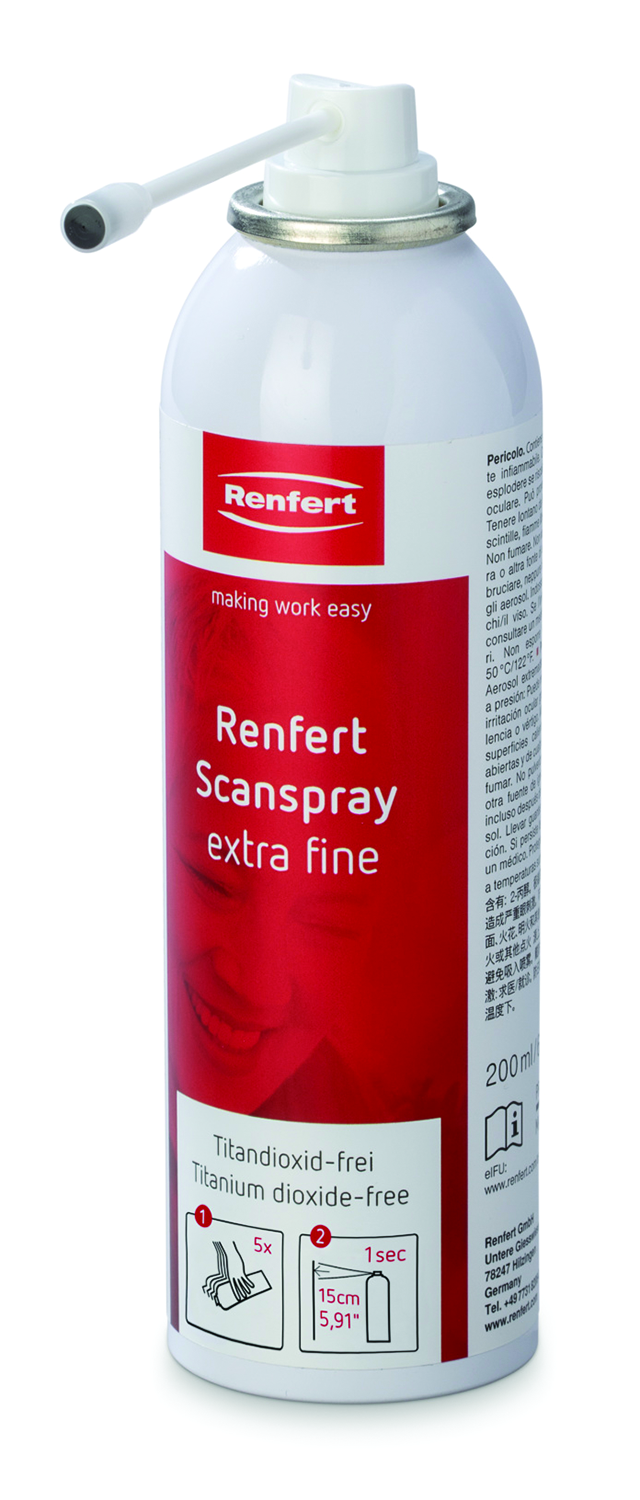 SCANSPRAY EXTRA FINE RENFERT 200 ML