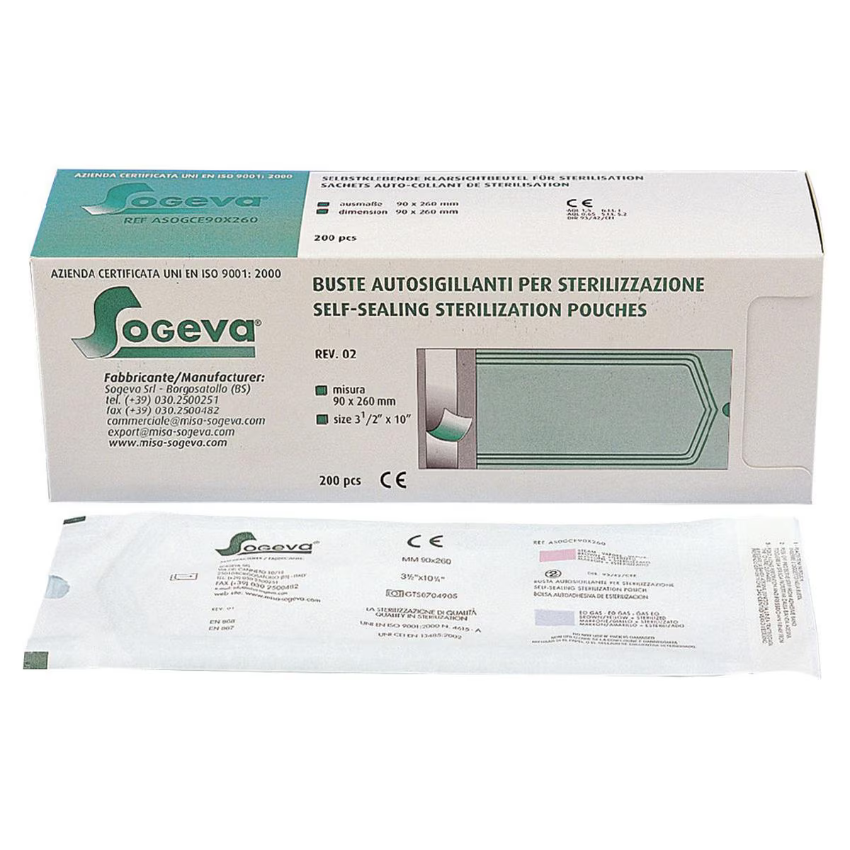 BUSTE AUTOSAL. SOGEVA 14x29,5 CM 20