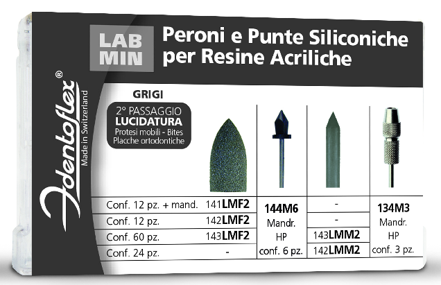PERONE LAB-MINI GRIGIO 12 PZ