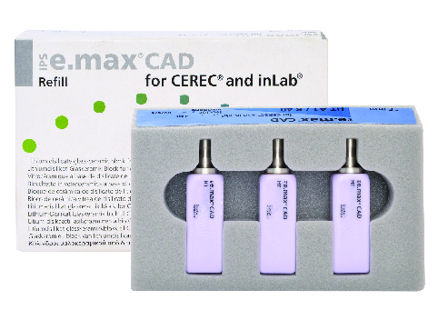 IPS E.MAX CAD CEREC HT A3-B40L 3 PZ