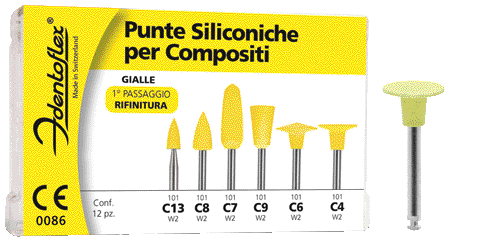 Frese E Abrasivi - DISCHETTI GIALLI C4 IDENTOFLEX 12 P