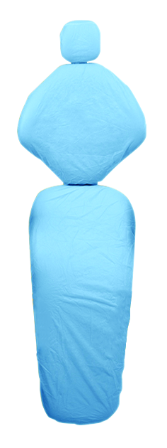 COPRIRIUNITO TNT AZZURRO 3 PZ x 25
