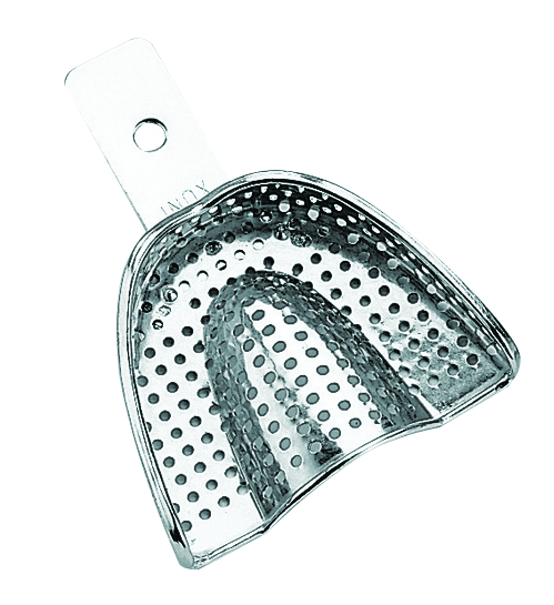 PORTAIMP.INOX  FORATO C/BORDINO U0