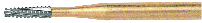 FRESA TUNG. GW701 GOLD SS WHITE x 5