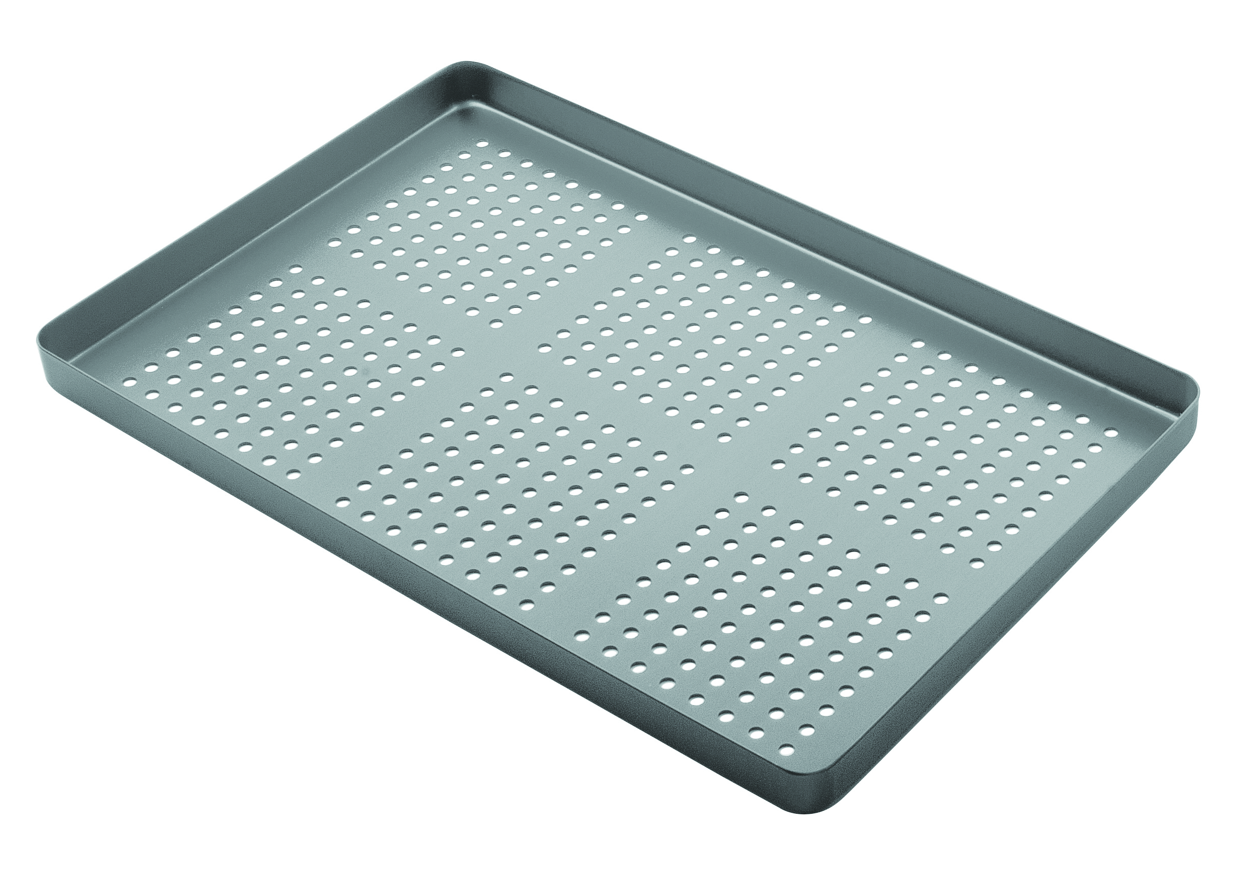 TRAY FORATO  ALLUMINIO GRIGIO