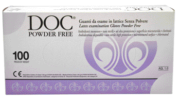 GUANTI DOC PF CLOR. L  100 PZ