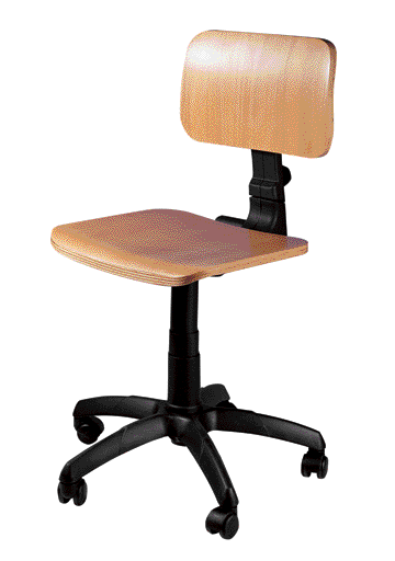 SEDIA LABORATORIO NEW WOOD IN LEGNO