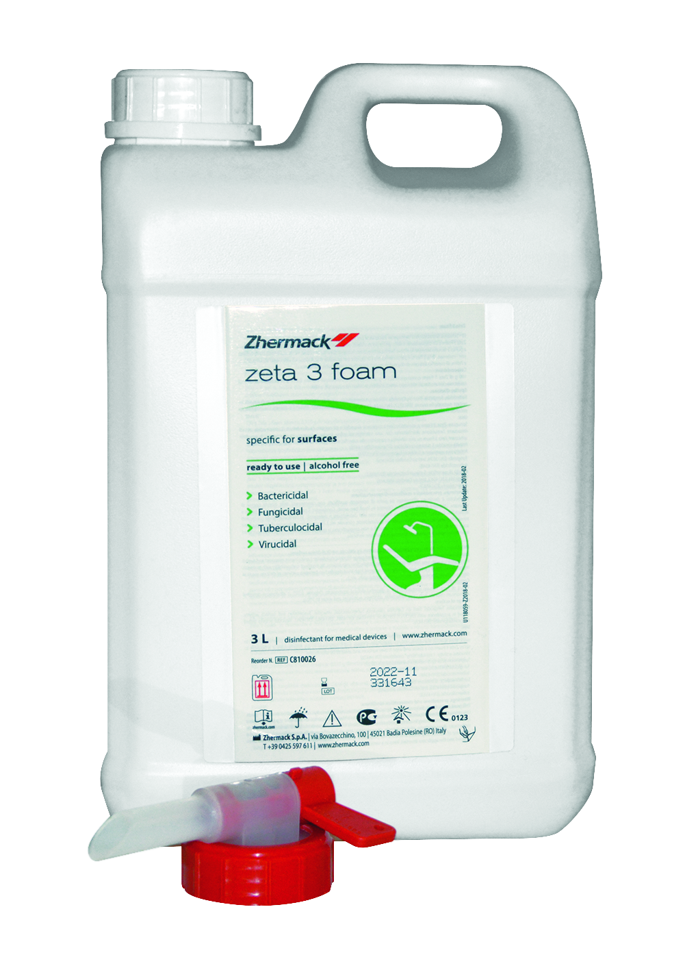 ZETA 3 FOAM ZHERMACK 3 L