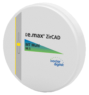 IPS E.MAX ZIRCAD MT MULT A3 Ø98,5x2