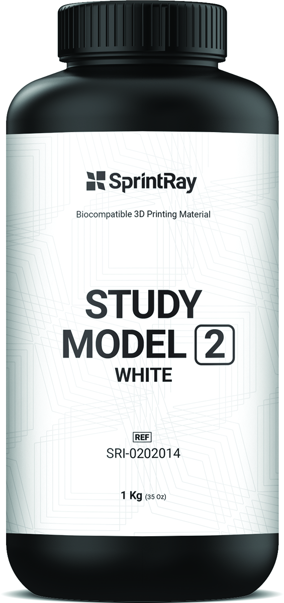 SPRINTRAY RESINA STUDY MODEL2 WHITE