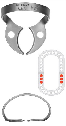GANCIO H.F RDCMW7 SATIN STEEL