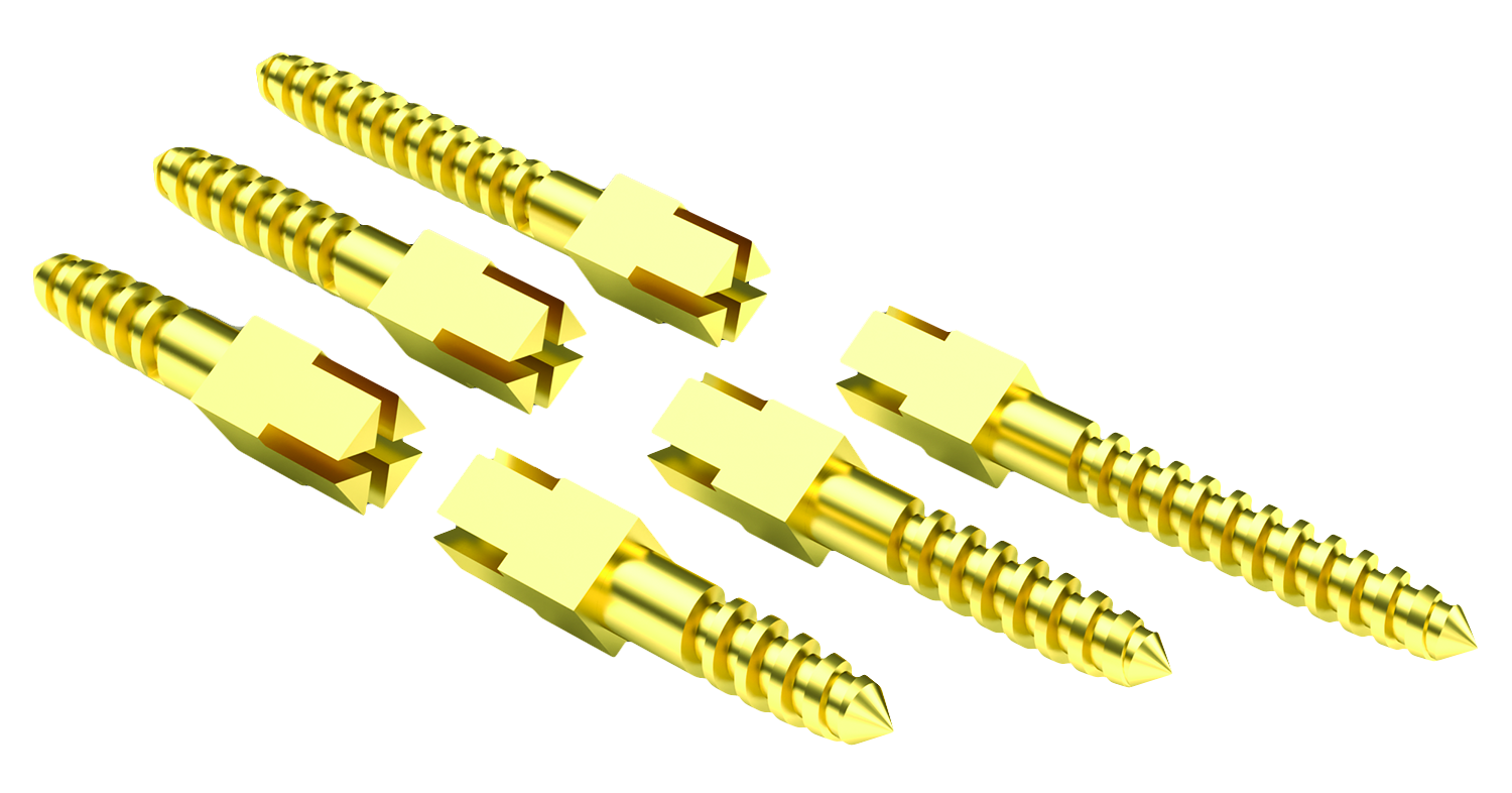 DENTAL SCREW POST GOLD NORDIN KIT 6