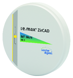 IPS E.MAX ZIRCAD MT MULTI A1 Ø98,5x
