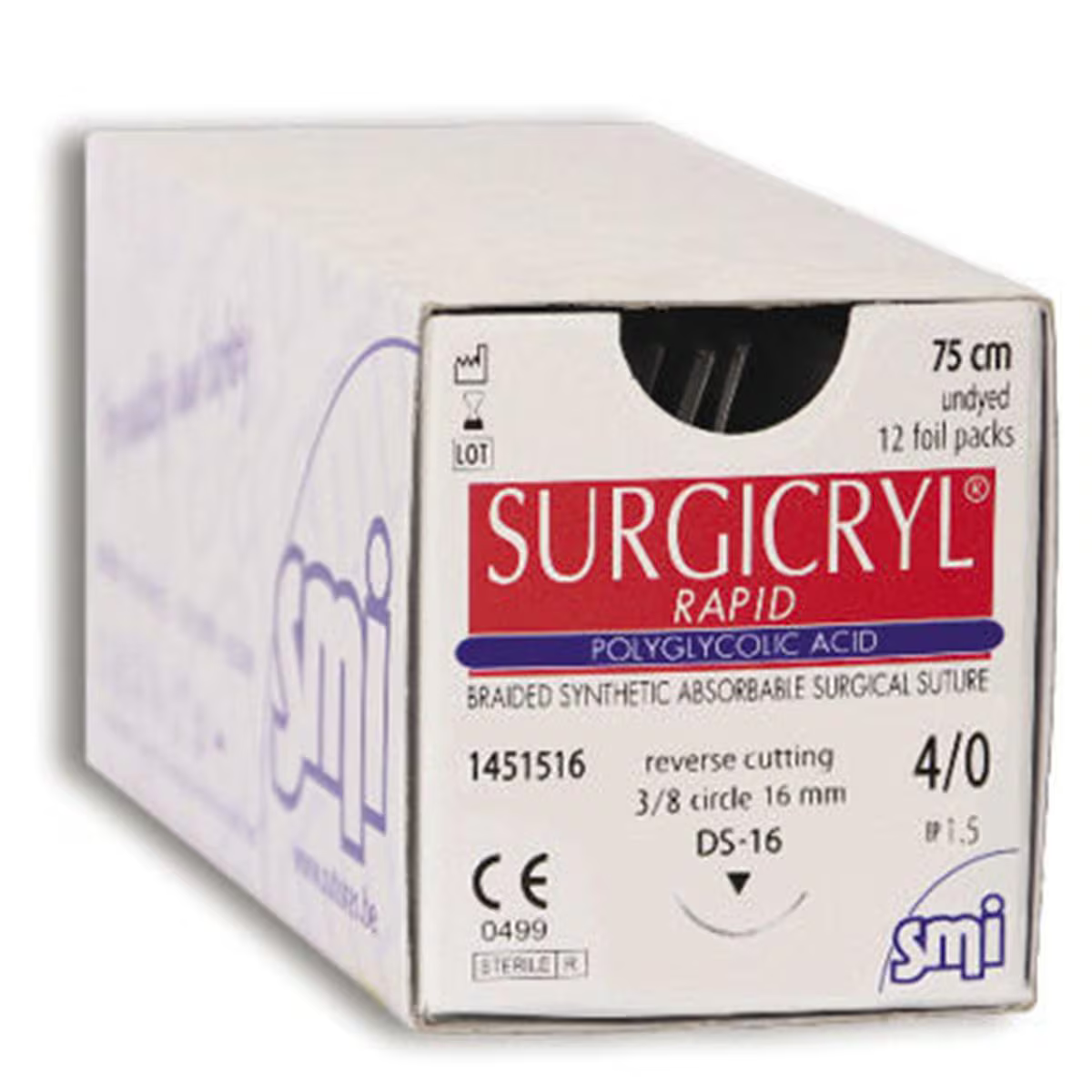 SUTURA SURGICRYL RAPID HR 17 EP2-3/