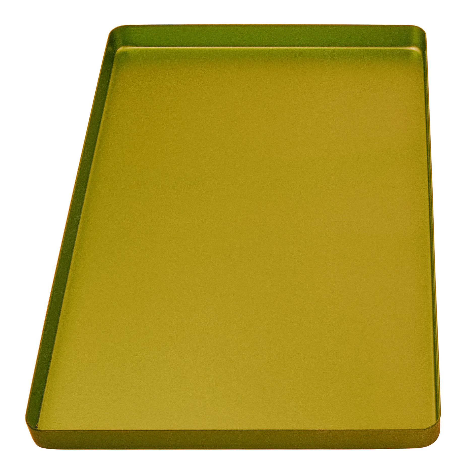 TRAY LISCIO  ALLUMINIO GIALLO
