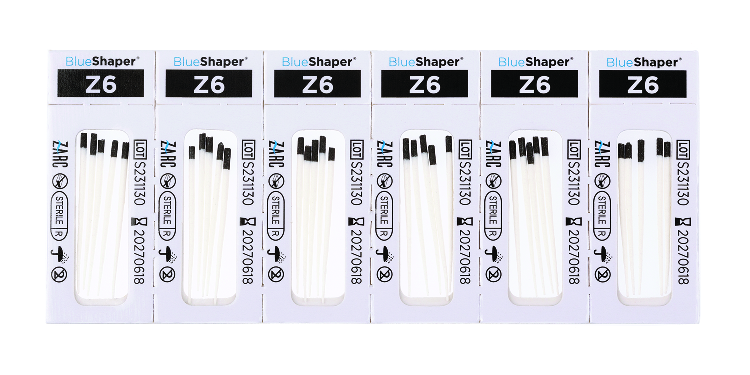 PUNTE CARTA BLUESHAPER Z6 STERILI 1