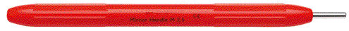 Strumenti - MANICO SPECCHIETTO LM ROSSO (25SI)