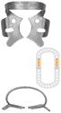 GANCIO H.F RDCM205 SATIN STEEL