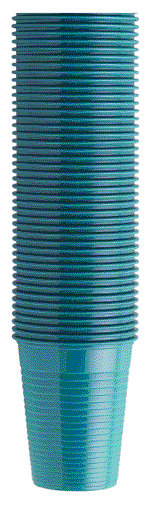 Monouso - BICCHIERI LAGUNA BLU 200CC MONOART