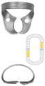 GANCIO H.F RDCM25 SATIN STEEL