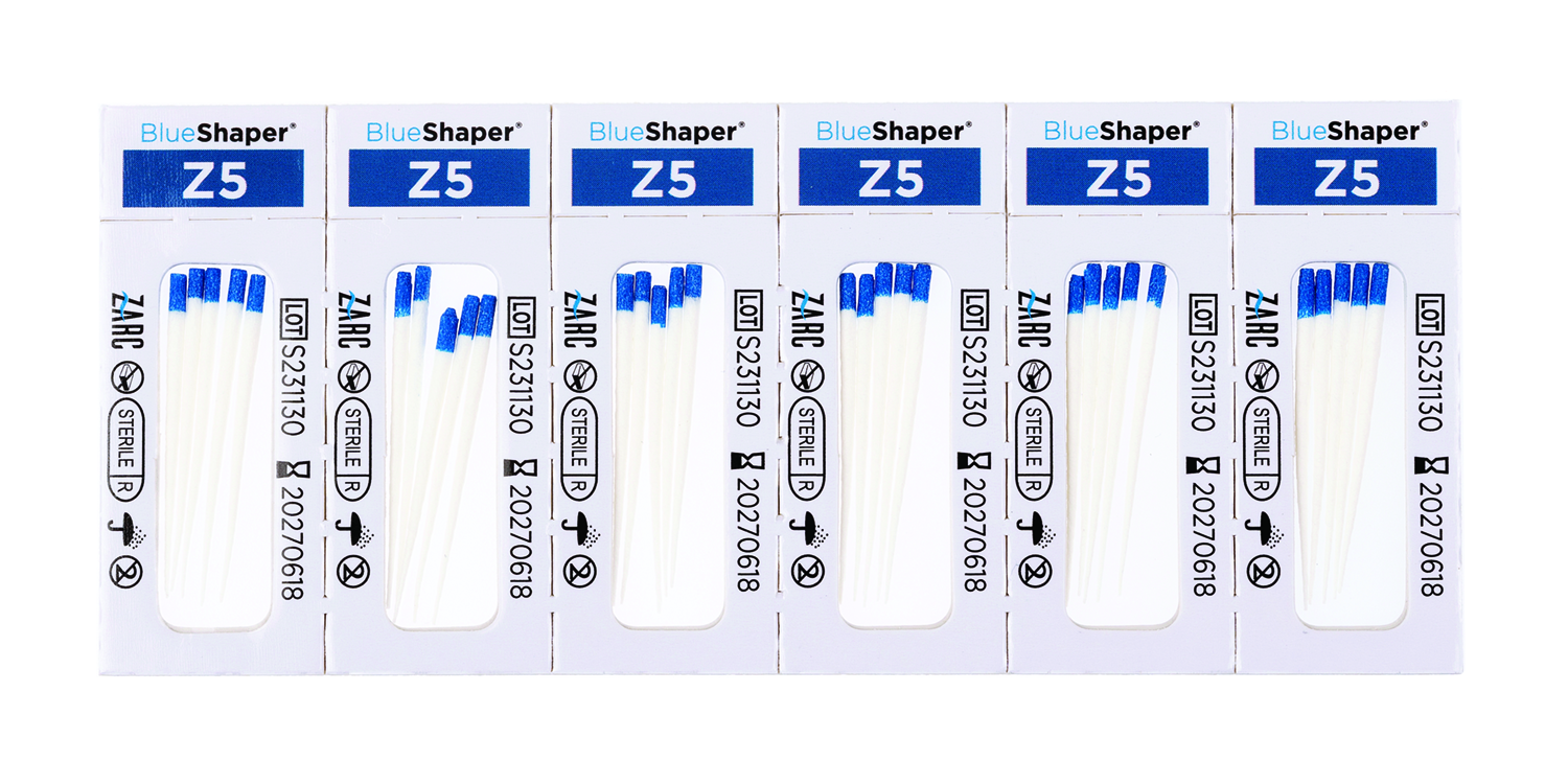 PUNTE CARTA BLUESHAPER Z5 STERILI 1