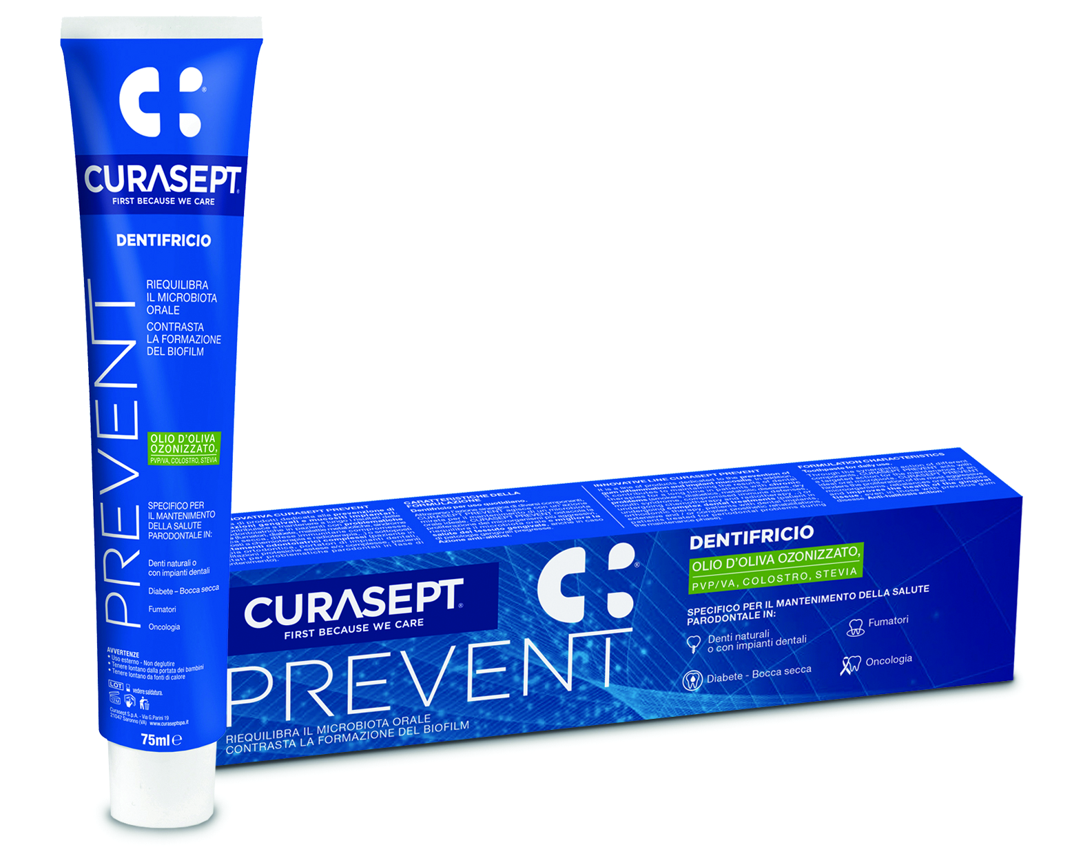 DENTIFRICIO CURASEPT PREVENT 75 ML