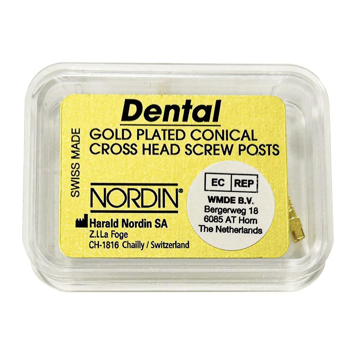 Conservativa - DENTAL SCREW POST GOLD NORDIN M2 12
