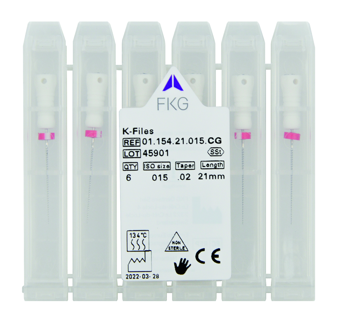 K-FILES FKG NR.15/21MM x 6 PZ