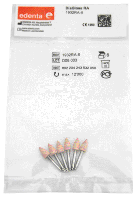 DIAGLOSS EDENTA PUNTA ROSA 6 PZ