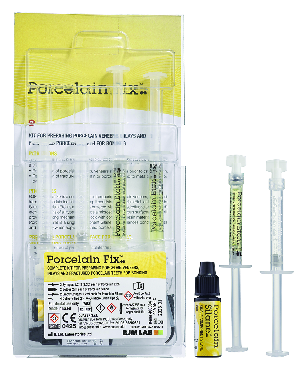 PORCELAIN FIX BJM KIT 4 SIR. X 1,2