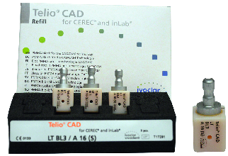 TELIO CAD CEREC LT A16(S) - BL3 x 3