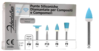 GOMMINI DIA-BLU IDENTOFLEX F8 x 6 P