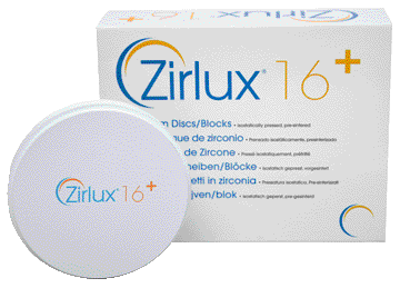 ZIRLUX 16+ DISCO 98,5X20MM  WHITE