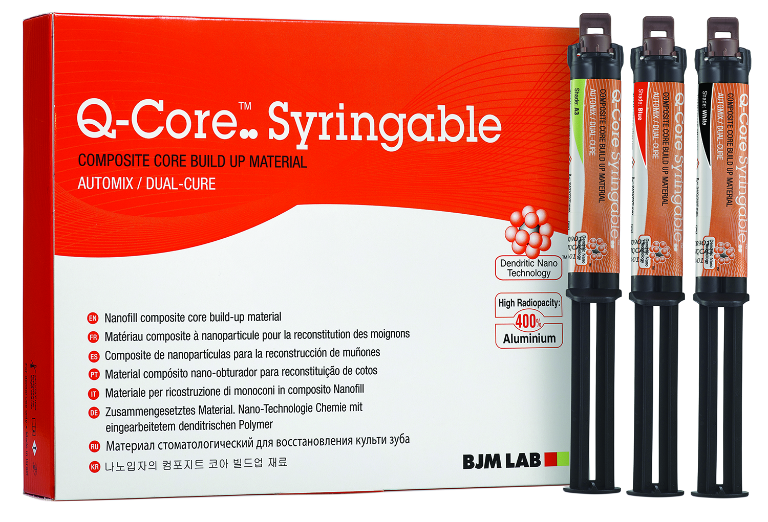 Q-CORE SYRINGABLE BJM BIANCO 2 x 5