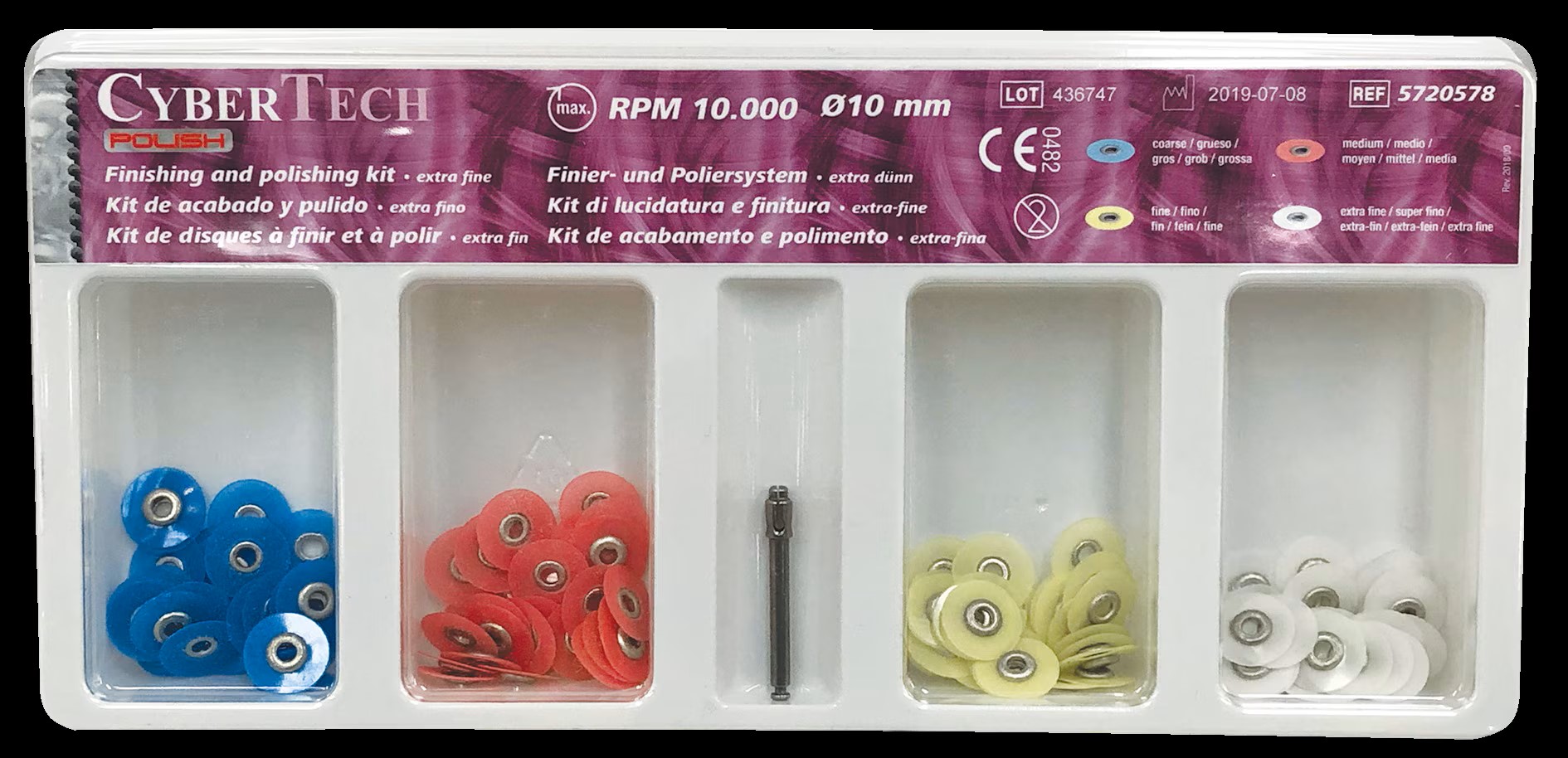 Frese E Abrasivi - DISCHI CT XT 14 MM FINE  X80