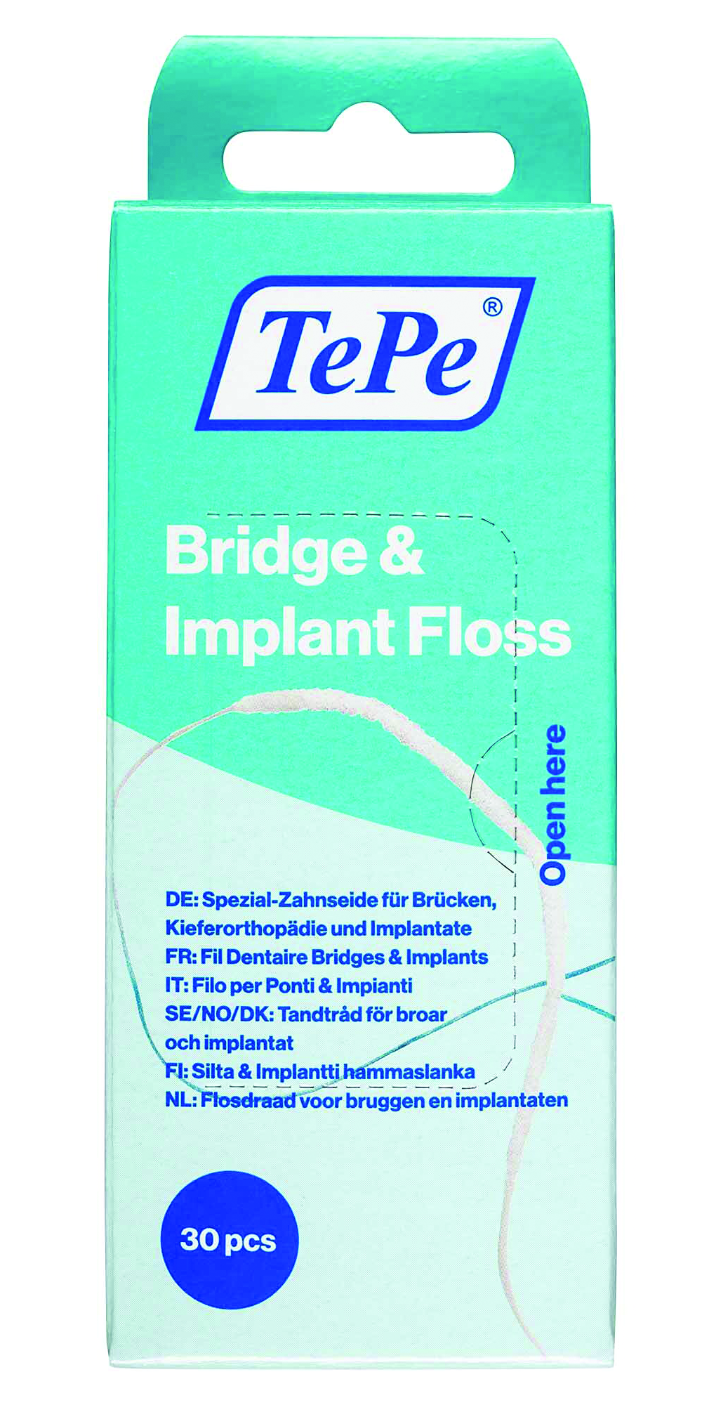 BRIDGE & IMPLANT FLOSS TEPE 30 FILI