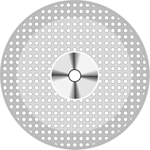DISCO DIAM.PERFORATO EDENTA HP N.40