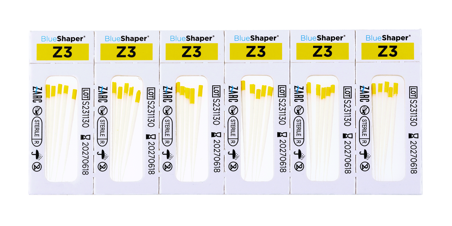 PUNTE CARTA BLUESHAPER Z3 STERILI 1