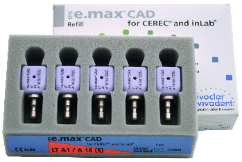 IPS E.MAX LT A1-A16(S) x 5 PZ