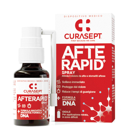 SPRAY AFTE RAPID DNA CURASEPT 15 ML