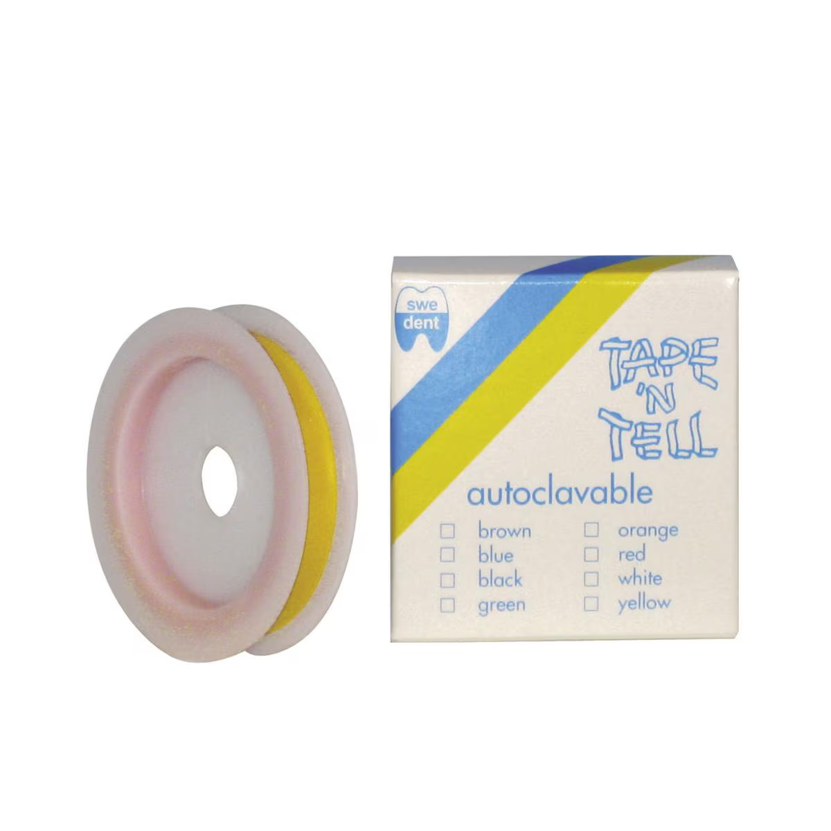 NASTRO CODIFICATORE GIALLO 5,1 M