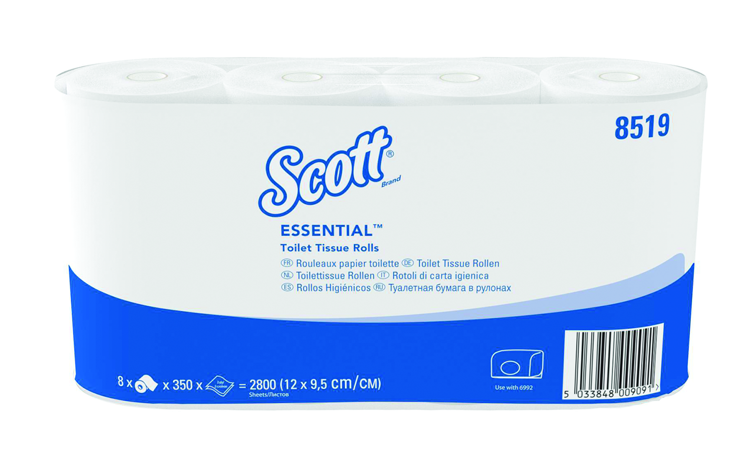 CARTA IGIENICA SCOTT ESSENTIAL 64 R